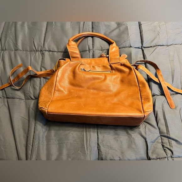 TOD’S leather purse bag Vintage brown camel - Picture 5 of 12